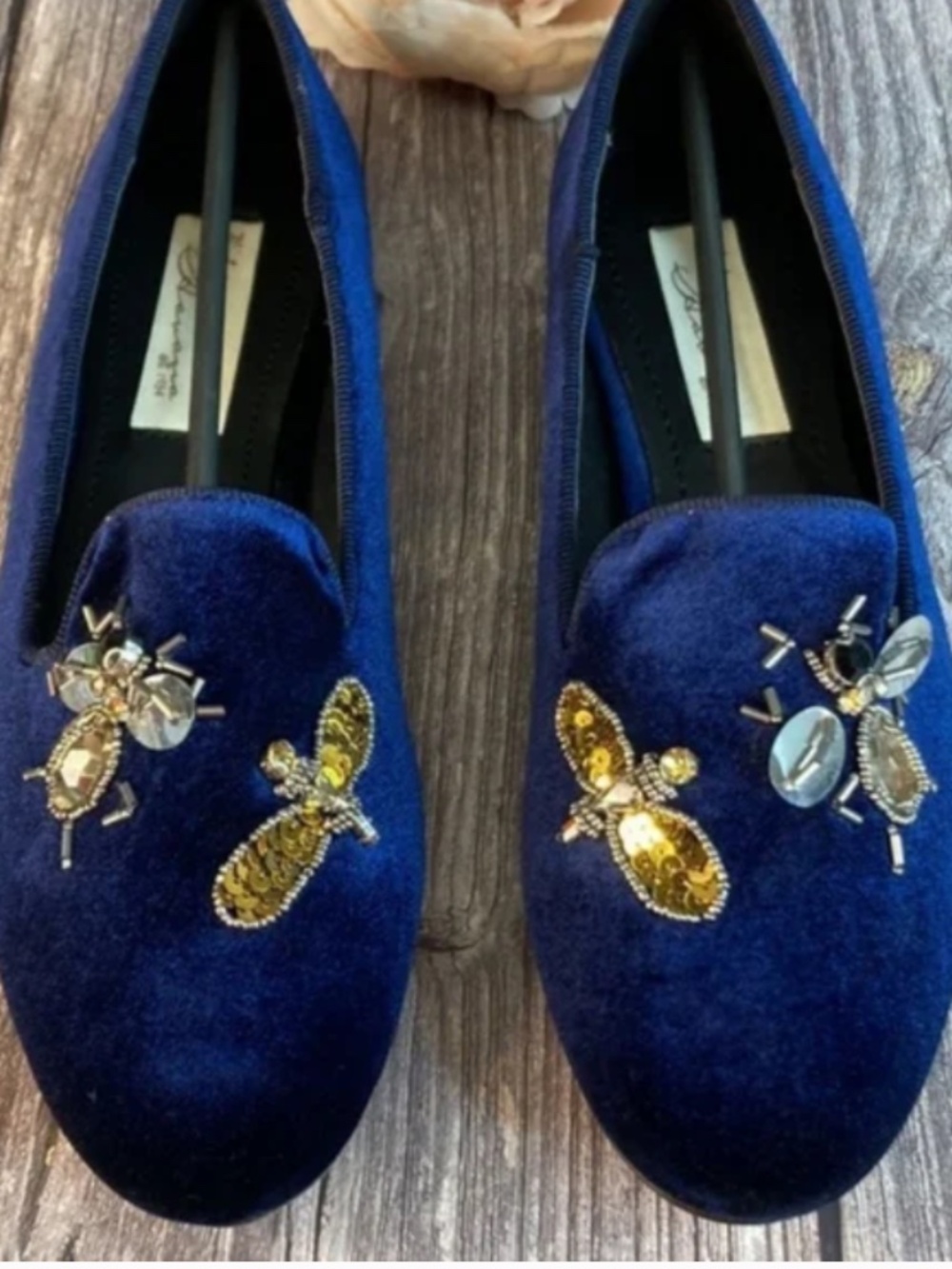 Vintage Havana Velvet Flats NIB size 10